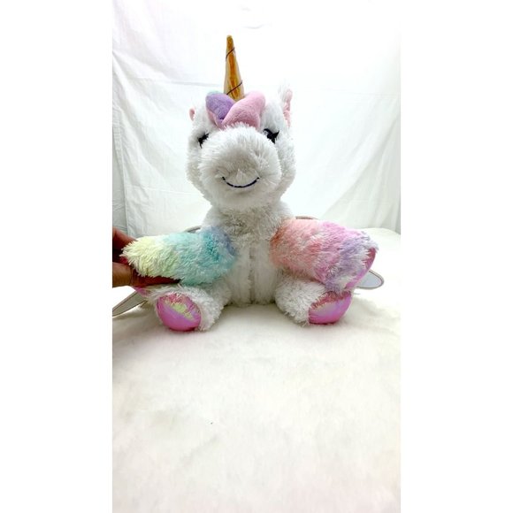Barbie Dreamtopia Unicorn w/Wings 11" Plush Stuffed Toy Mattel Light Sound Works - Picture 2 of 12